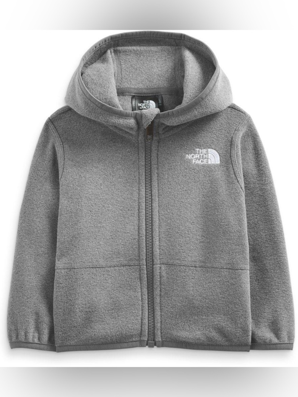 The North Face Baby Glacier Full Zip Hoodie Gray 18-24M
